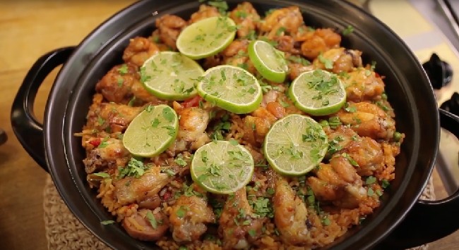 Paella de Frango