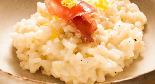 Risoto Al Limone e Presunto de Parma