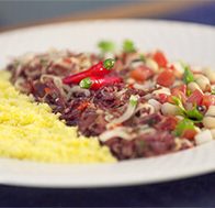 Carne Seca Acebolada com Pimenta Malagueta