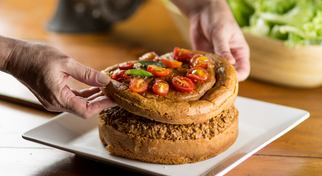 Torta de Carne Mexicana