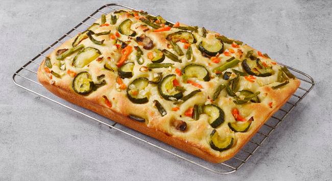 Focaccia de Legumes