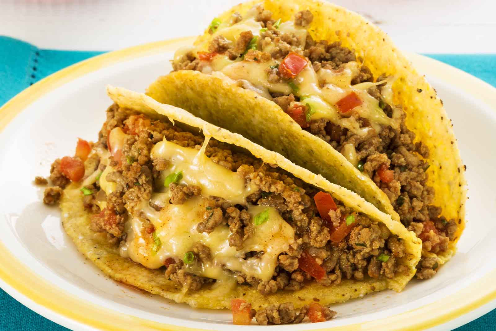 Tacos de carne moida