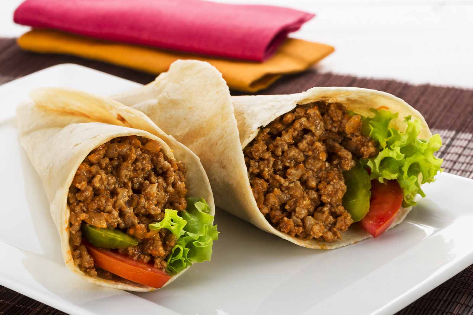 Wrap de carne