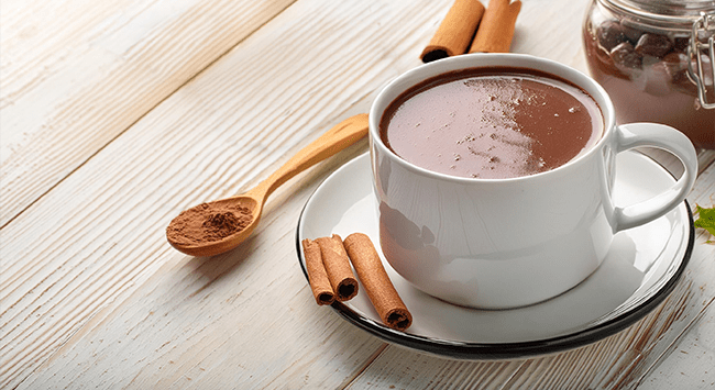 Chocolate quente simples